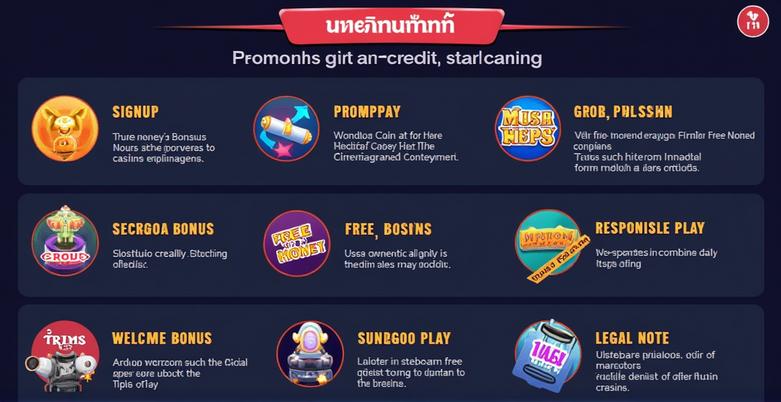 โปรโมชั่นสล็อตเครดิตฟรี ล่าสุด สำหรับผู้เล่นไทย